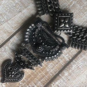 BaubleBar Jewelry - SUGARFIX by BAUBLEBAR Silver Statement Necklace BaubleBar Jewelry - SUGARFIX by BAUBLEBAR Silver Statement Necklace